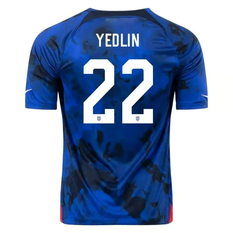 DeAndre Yedlin #22 Maillot Extérieur USMNT Coupe du Monde 2022