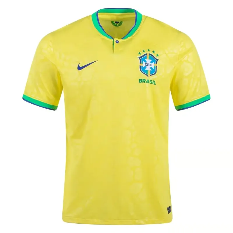 Brésil Maillot Domicile Coupe du Monde 2022