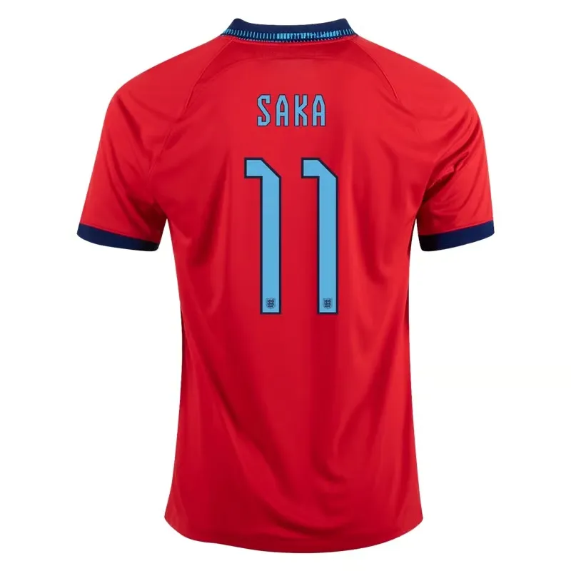 Bukayo Saka #11 Maillot Extérieur Angleterre Coupe du Monde 2022