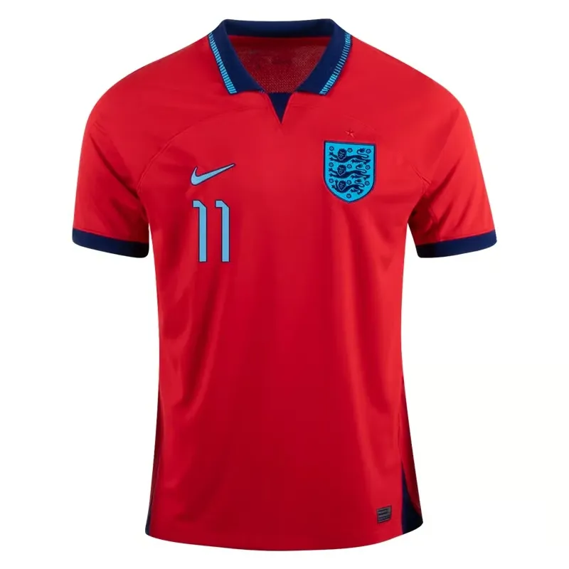 Bukayo Saka #11 Maillot Extérieur Angleterre Coupe du Monde 2022 – Image 2