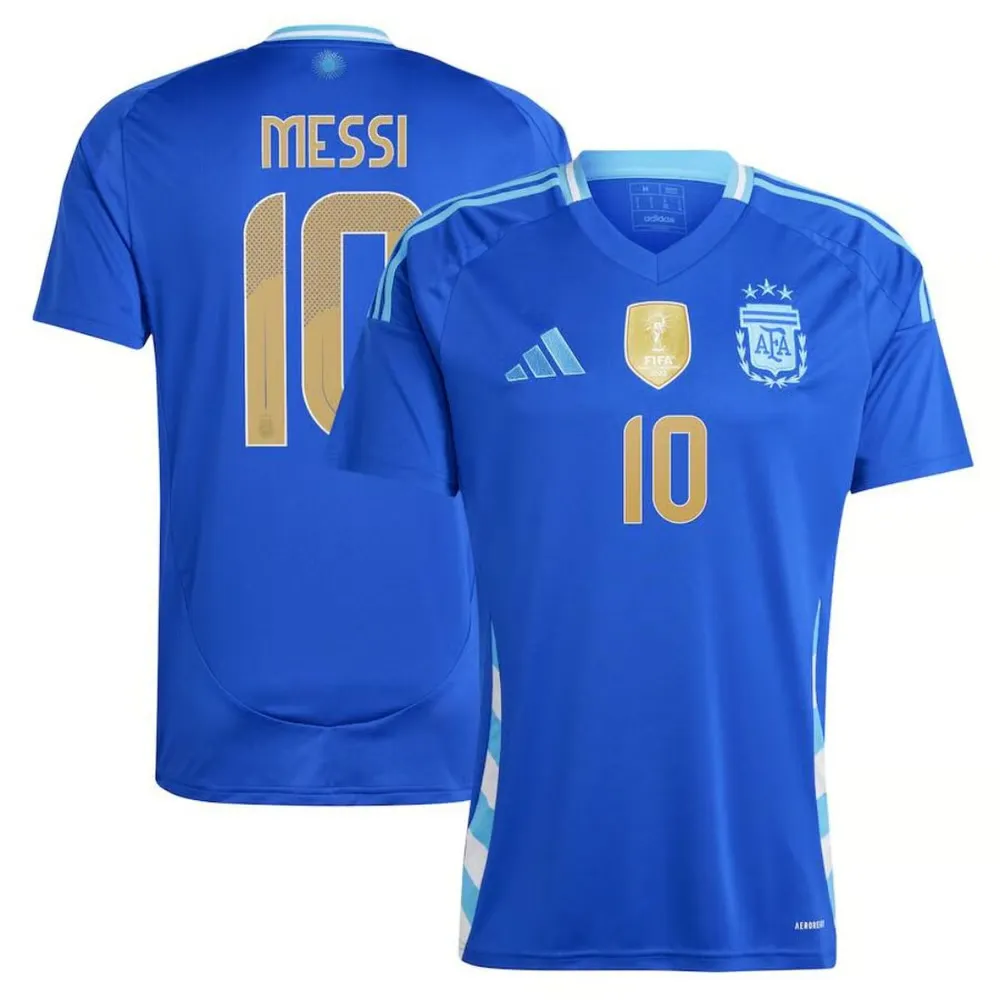 Lionel Messi #10 Argentine Maillot Extérieur Copa America 2024 – Image 3
