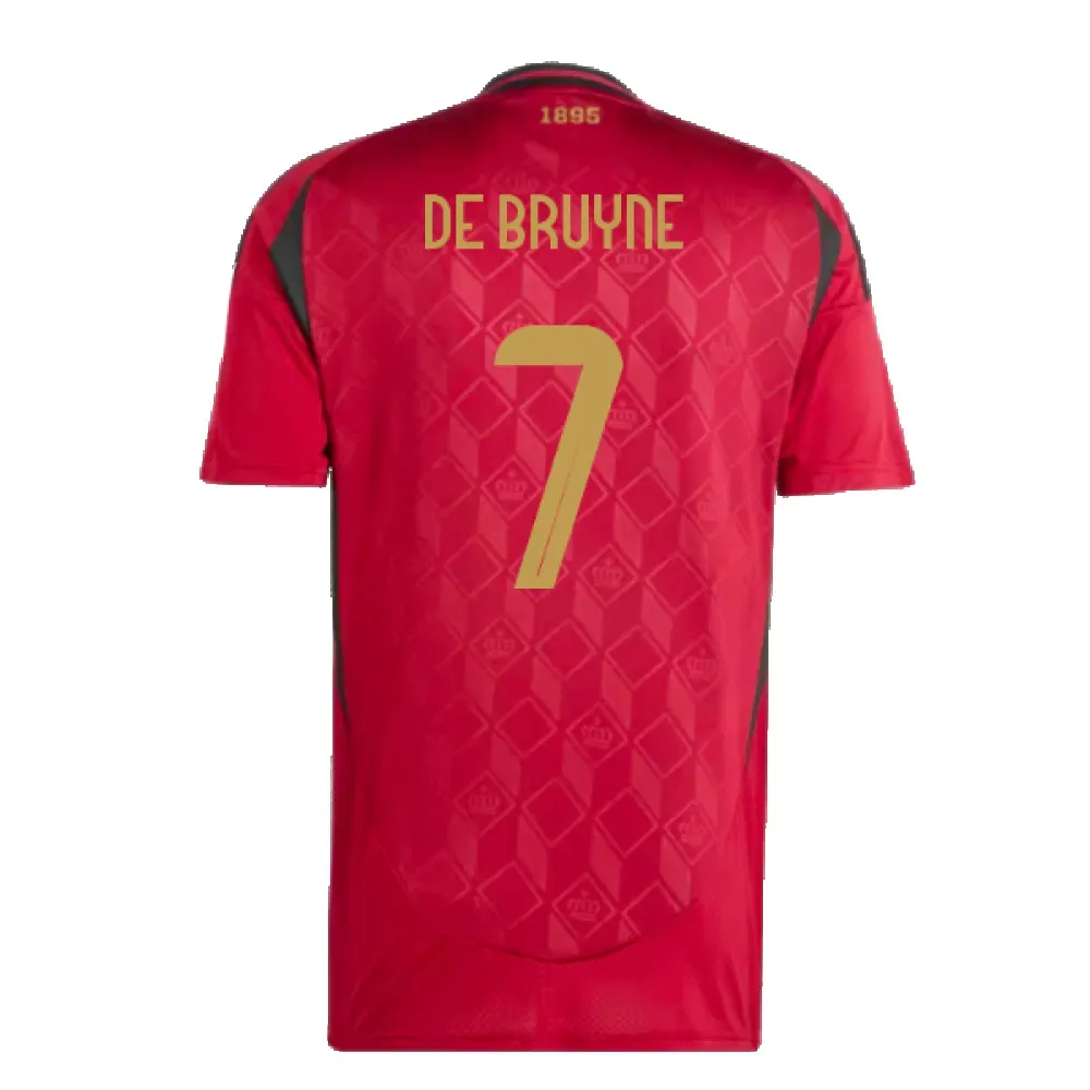 Maillot Domicile Homme DE BRUYNE Belgique 2024/25
