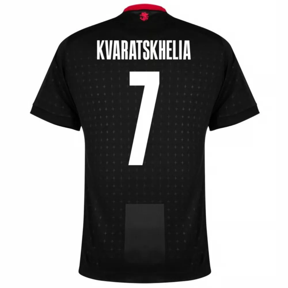 Khvicha Kvaratskhelia #7 Géorgie Maillot Extérieur EURO 2024