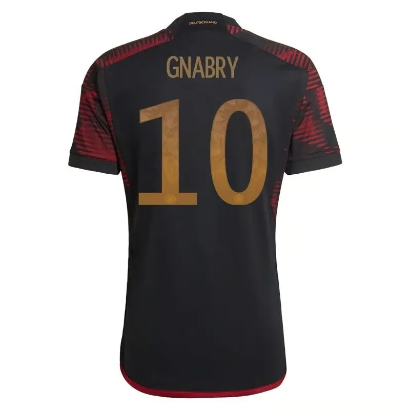 Serge Gnabry #10 Maillot Extérieur Allemagne Coupe du Monde 2022