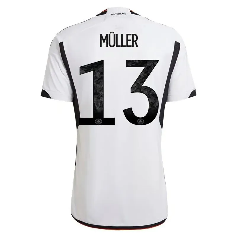 Thomas Muller #13 Maillot Domicile Allemagne Coupe du Monde 2022