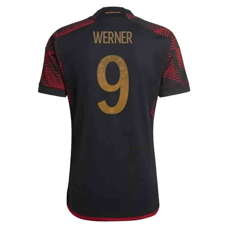 Timo Werner #9 Allemagne Maillot Extérieur Coupe du Monde 2022