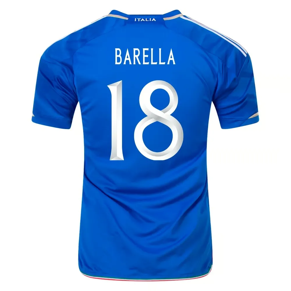 Italie #18 Maillot Domicile Nicolo Barella 23/24