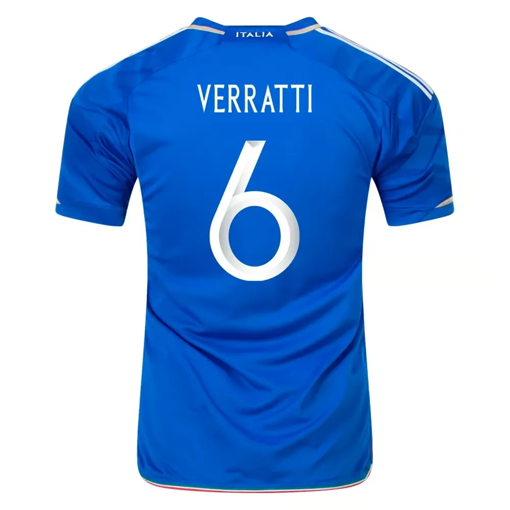Italie #6 Maillot Domicile Marco Verratti 23/24