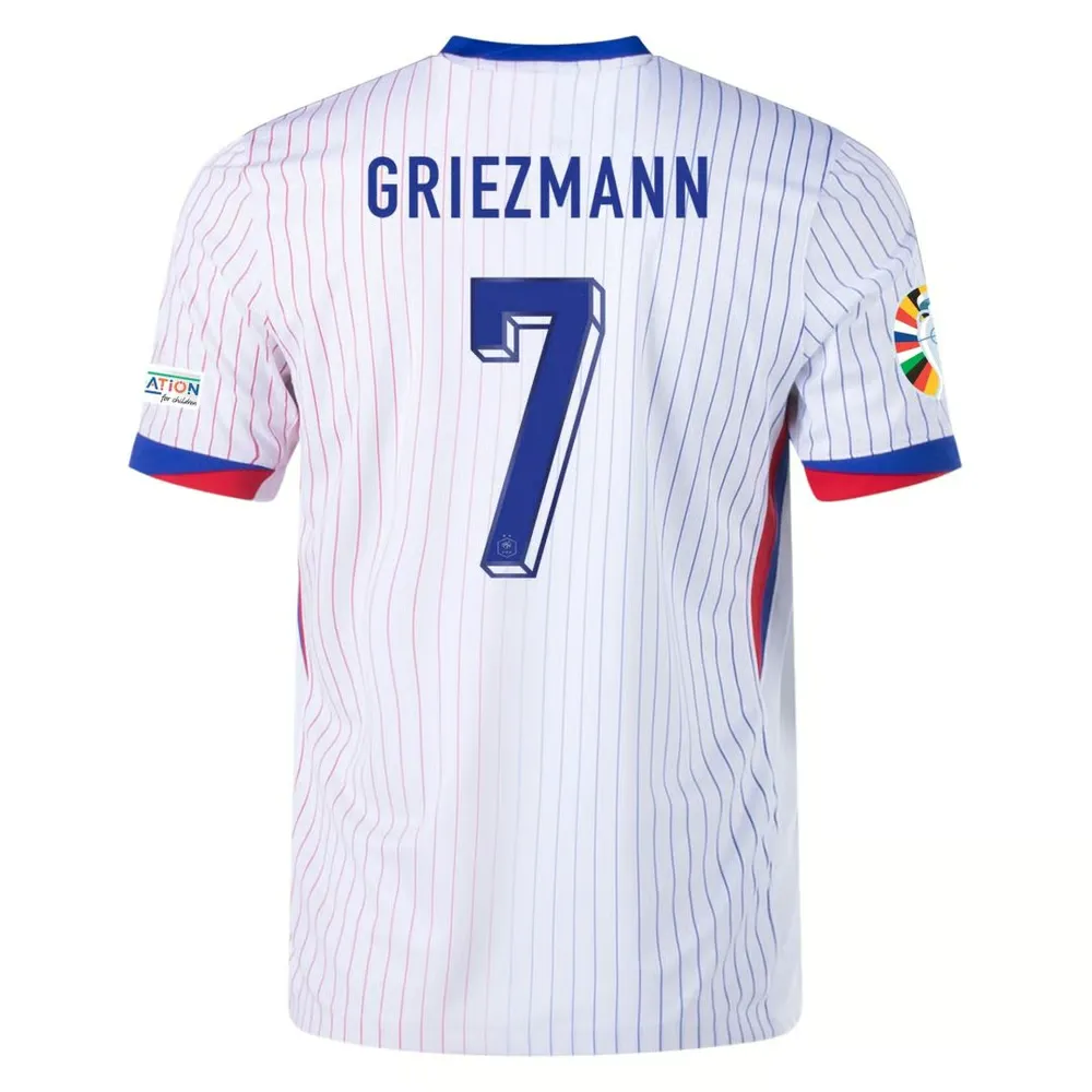 Antoine Griezmann #7 France Maillot Extérieur EURO 2024