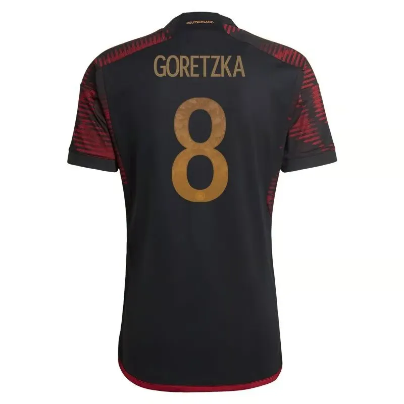 Leon Goretzka #8 Allemagne Maillot Extérieur Coupe du Monde 2022