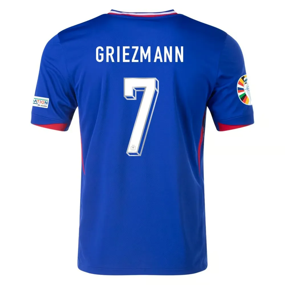 Antoine Griezmann #7 France Maillot Domicile EURO 2024