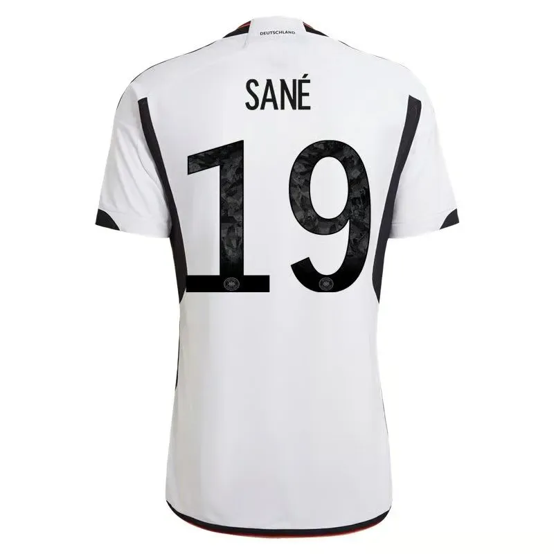 Leroy Sane #19 Allemagne Maillot Domicile Coupe du Monde 2022