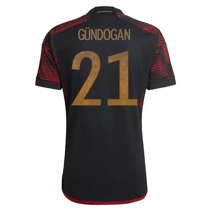 Ilkay Gundogan #21 Maillot Extérieur Allemagne Coupe du Monde 2022