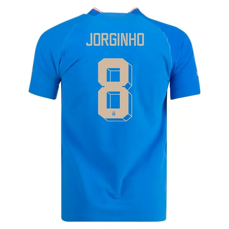 Jorginho #8 Italie Maillot Domicile Coupe du Monde 2022