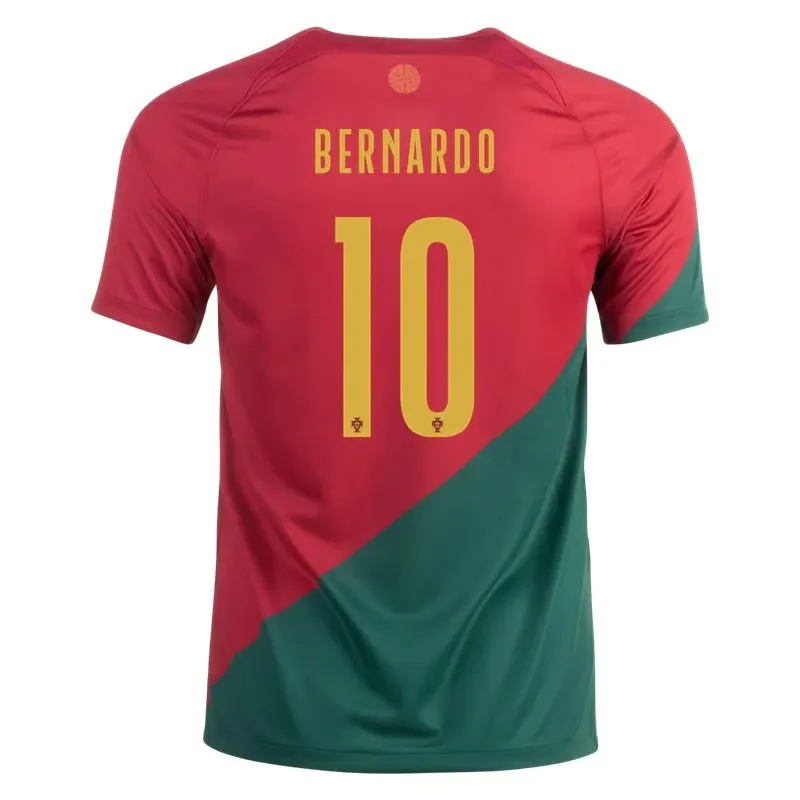 Bernardo Silva #10 Maillot Domicile Portugal Coupe du Monde 2022