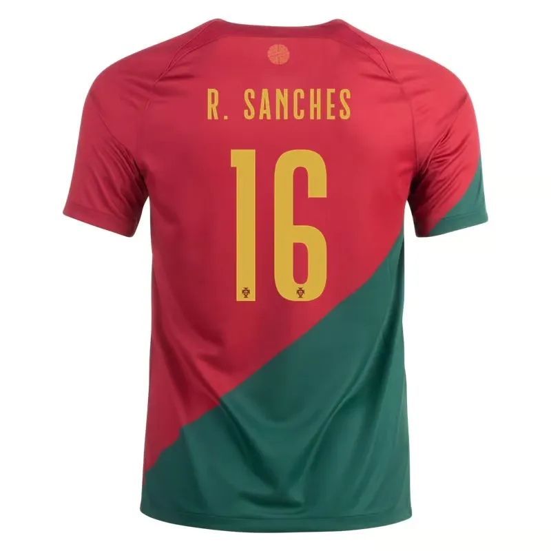 Renato Sanches #16 Portugal Maillot Domicile Coupe du Monde 2022