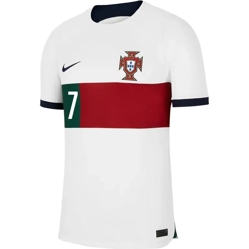 Cristiano Ronaldo #7 Maillot Extérieur Portugal Coupe du Monde 2022 – Image 2