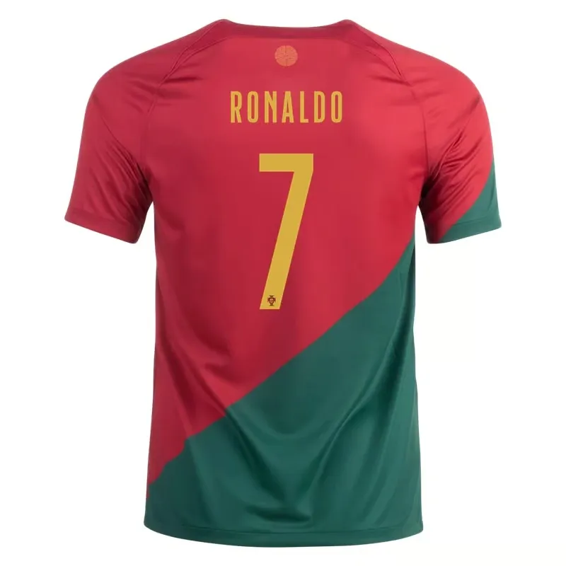 Cristiano Ronaldo #7 Portugal Maillot Domicile Coupe du Monde 2022