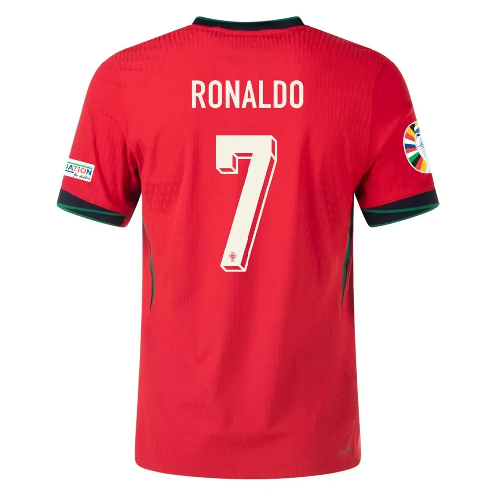 Cristiano Ronaldo #7 Portugal Version Joueur Maillot Domicile EURO 2024