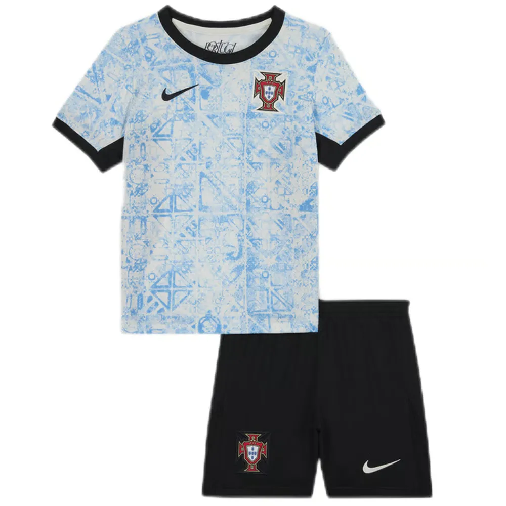 Enfants Portugal Maillot Extérieur+Shorts EURO 2024