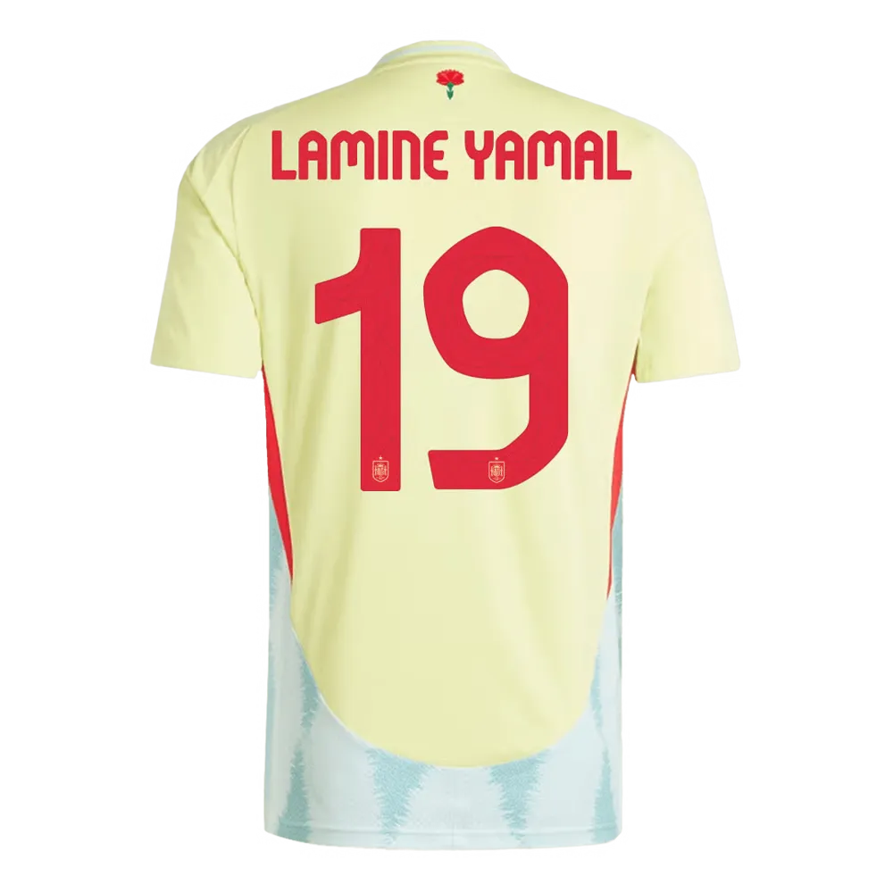 LAMINE YAMAL #19 Espagne Maillot Extérieur EURO 2024