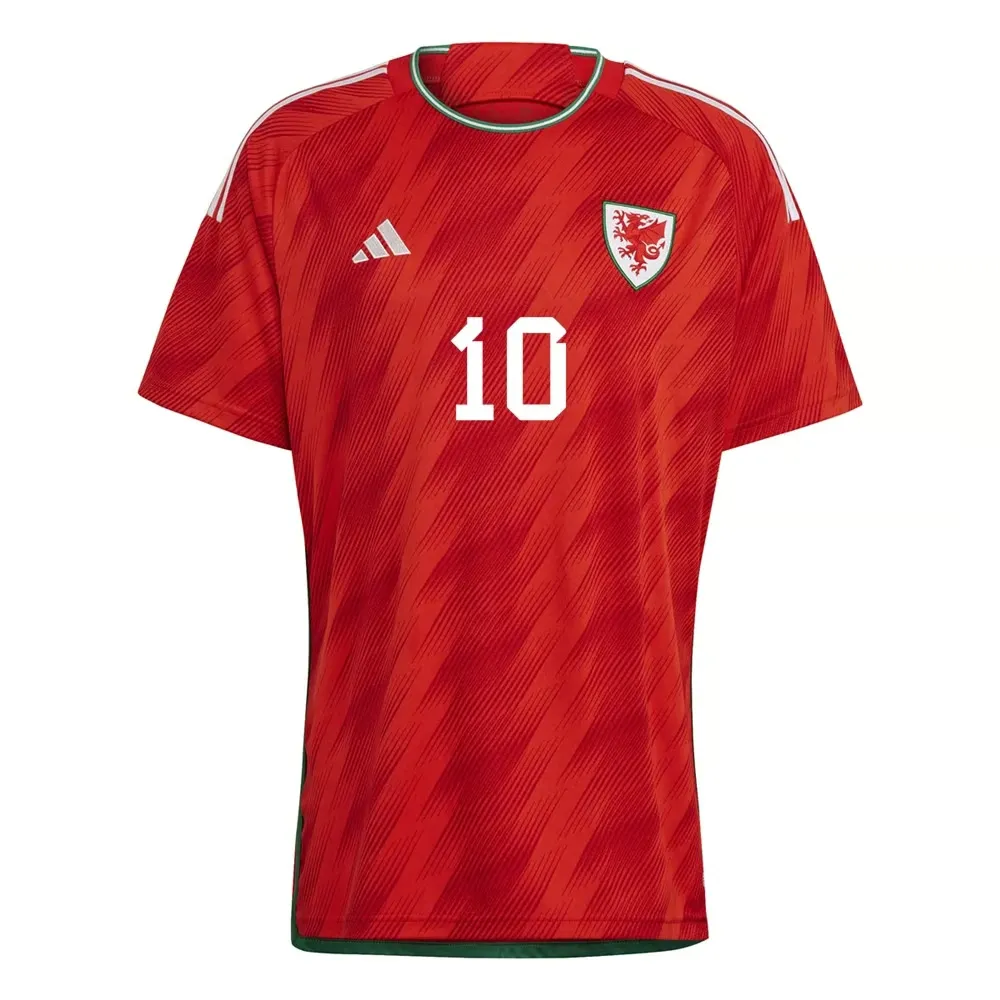 Aaron Ramsey #10 Pays de Galles Maillot Domicile Coupe du Monde 2022 – Image 2