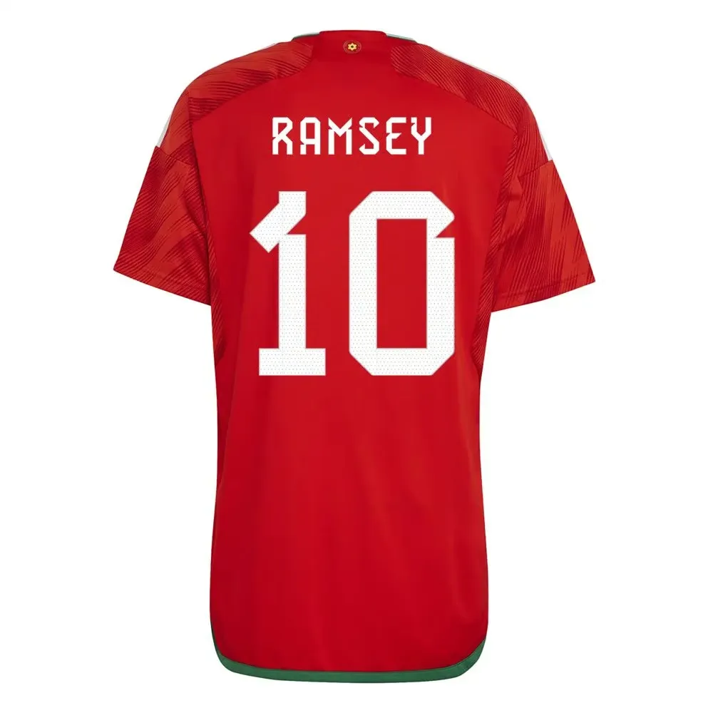 Aaron Ramsey #10 Pays de Galles Maillot Domicile Coupe du Monde 2022
