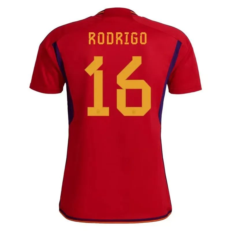 Rodrigo #16 Espagne Maillot Domicile Coupe du Monde 2022