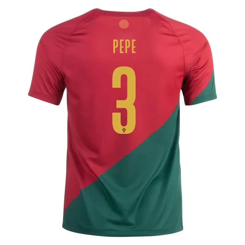 Pepe #3 Portugal Maillot Domicile Coupe du Monde 2022