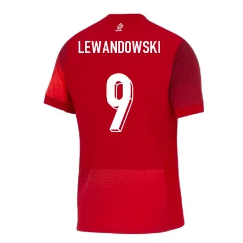 T-shirt extérieur LEWANDOWSKI Pologne 2024/25 pour enfant