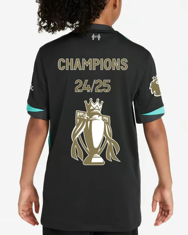 Maillot Homme Liverpool 2024/25 Extérieur Champions LFC & Trophée Or