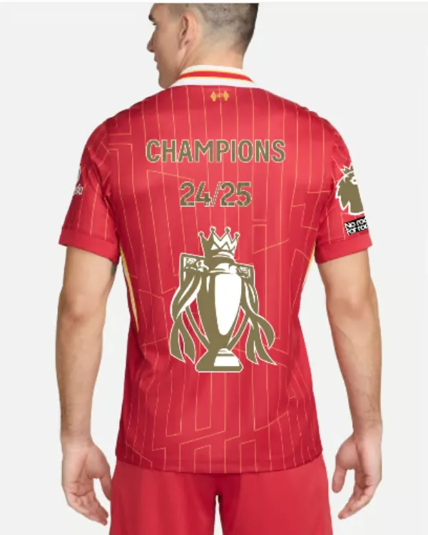 Maillot Homme Liverpool 2024/25 Domicile Champions LFC & Trophée Or