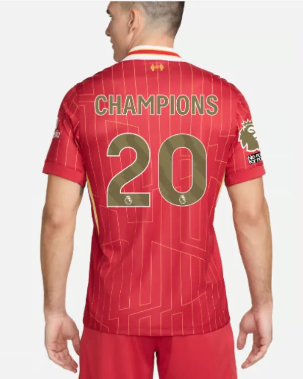 Maillot Enfant Liverpool 2024/25 Domicile Champions LFC – CHAMPIONS 20