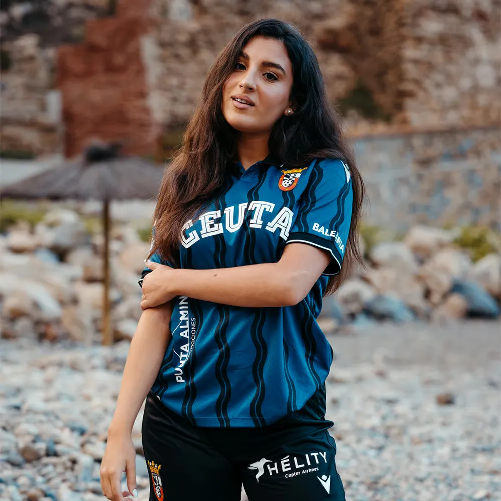 Enfant AD Ceuta FC 2025/26 Maillot Extérieur