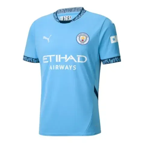 T-shirt domicile BERNARDO Manchester City 2024/25 pour enfant – Image 2