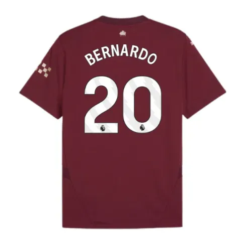 T-shirt troisième BERNARDO Manchester City 2024/25 pour enfant