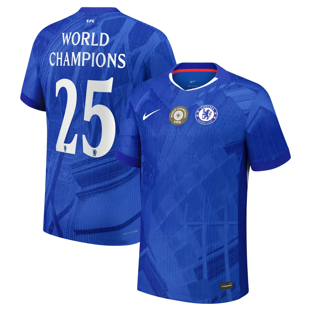 Maillot Domicile Chelsea 2025/26 Enfant - Champions du Monde n°25