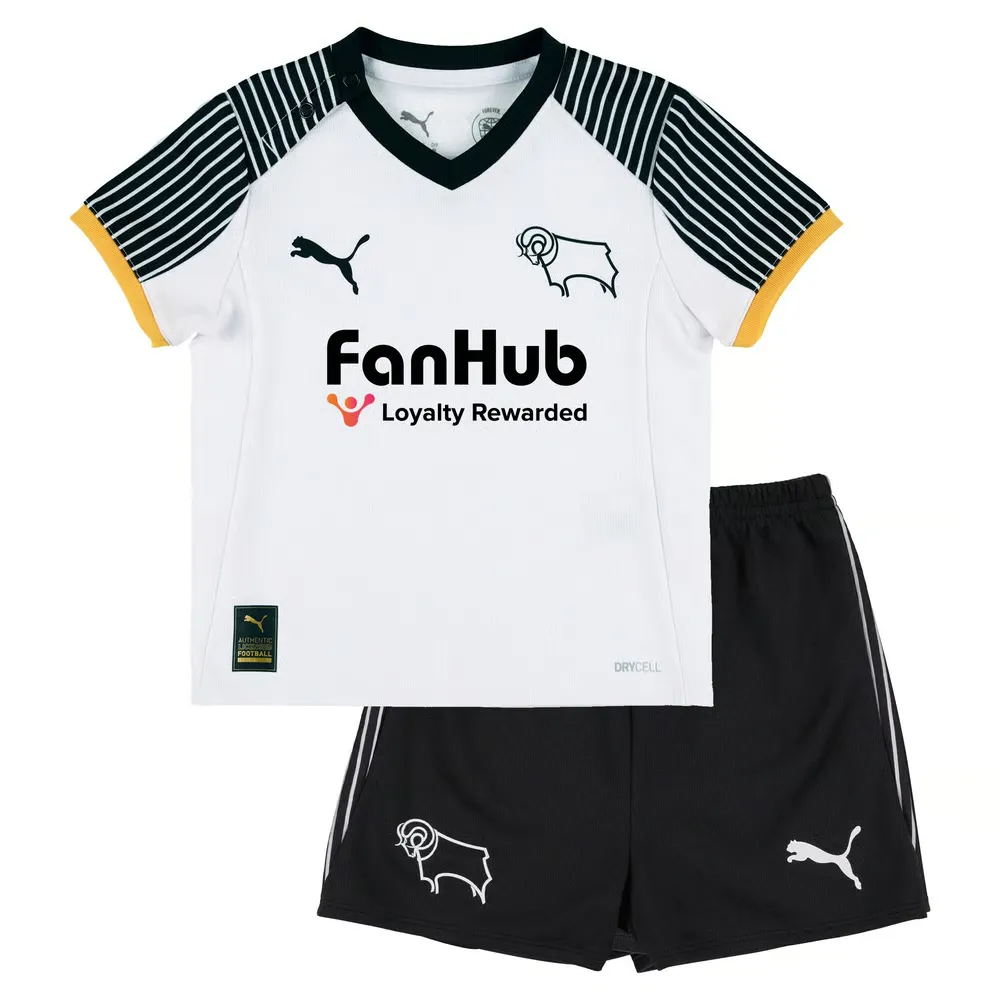 Kit domicile Derby County 2025/26 enfant