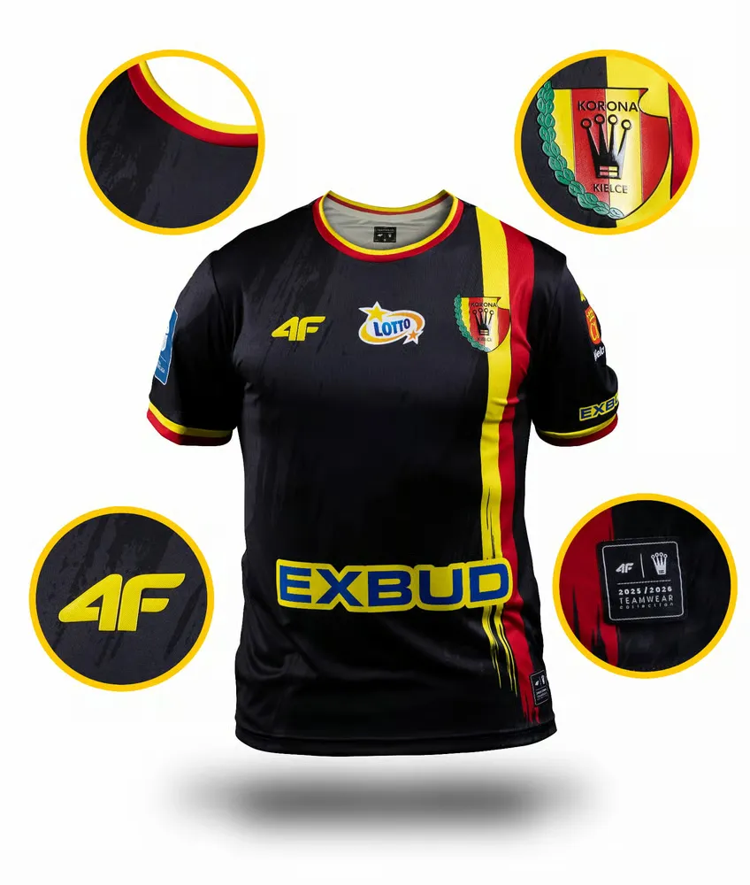 Enfants Korona Kielce 2025/26 Extérieur Maillot