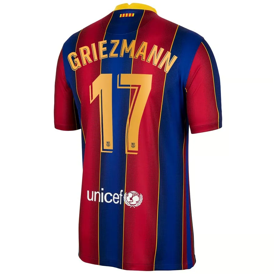 T-shirt domicile GRIEZMANN FC Barcelone 2020/21 pour enfant