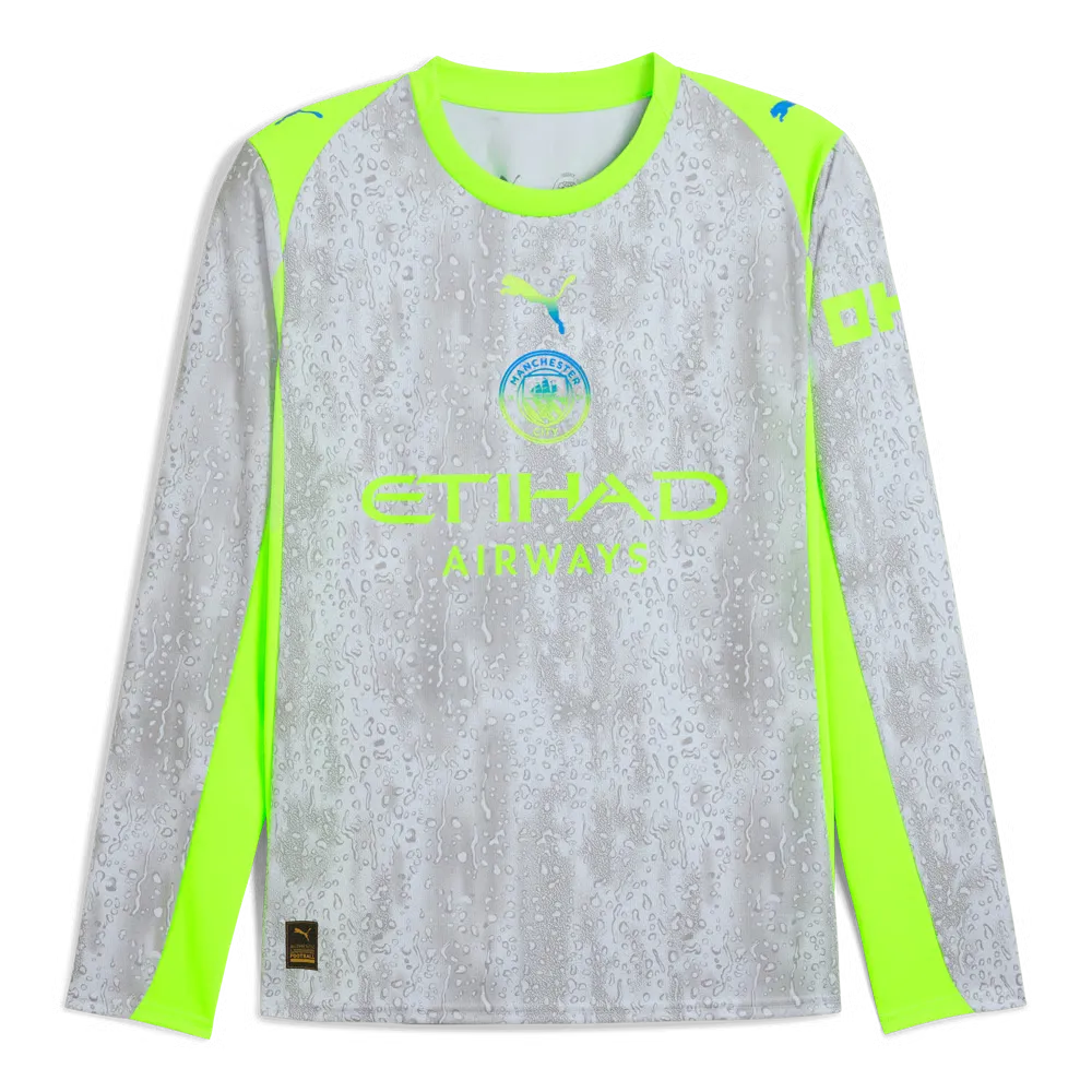 Enfant Manchester City 2025/26 Troisième Maillot Manches Longues