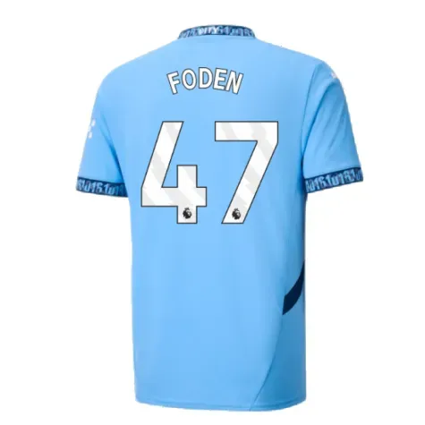 T-shirt domicile FODEN Manchester City 2024/25 pour enfant