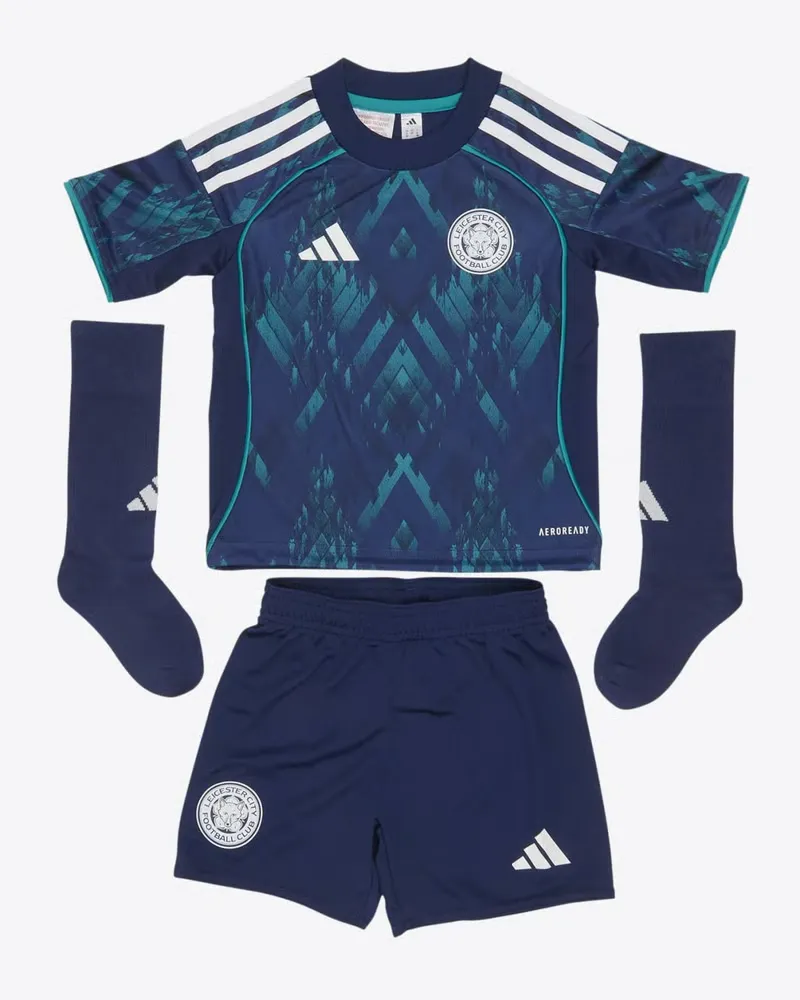 Enfant Leicester City 2025/26 Kit Extérieur