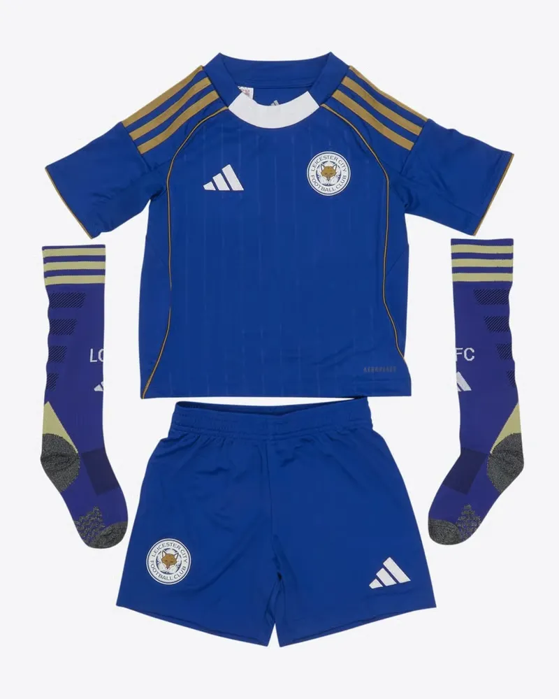 Kit Domicile Leicester City 2025/26 Enfant