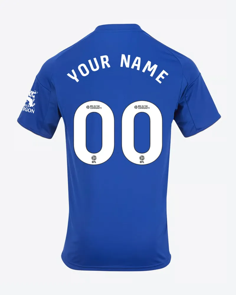 Maillot Domicile Leicester City 2025/26 Enfant Sans Sponsor – Image 2