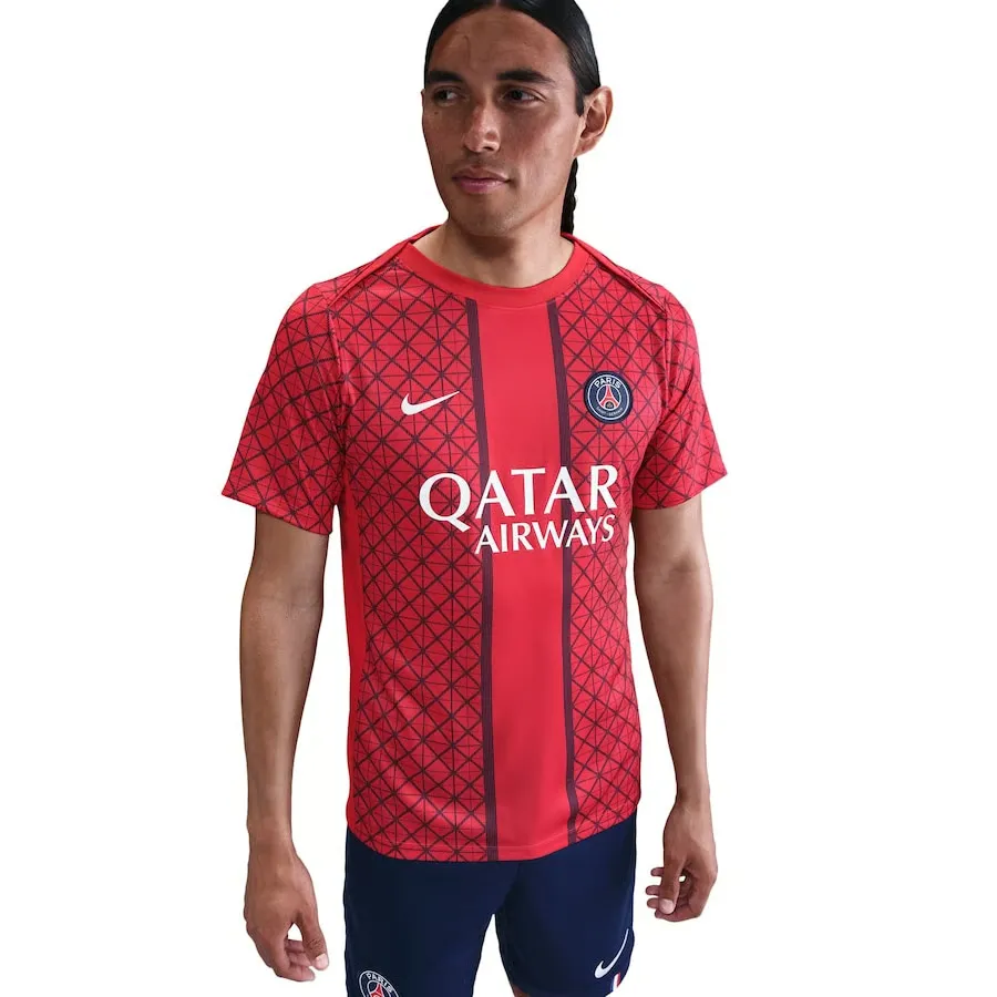 Enfant Maillot échauffement third PSG 2025/26 - Rouge