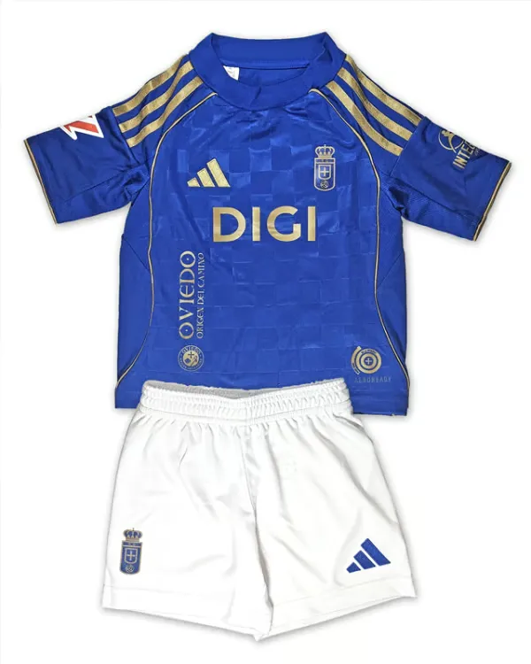 Enfant Real Oviedo Tenue Domicile 2025/26