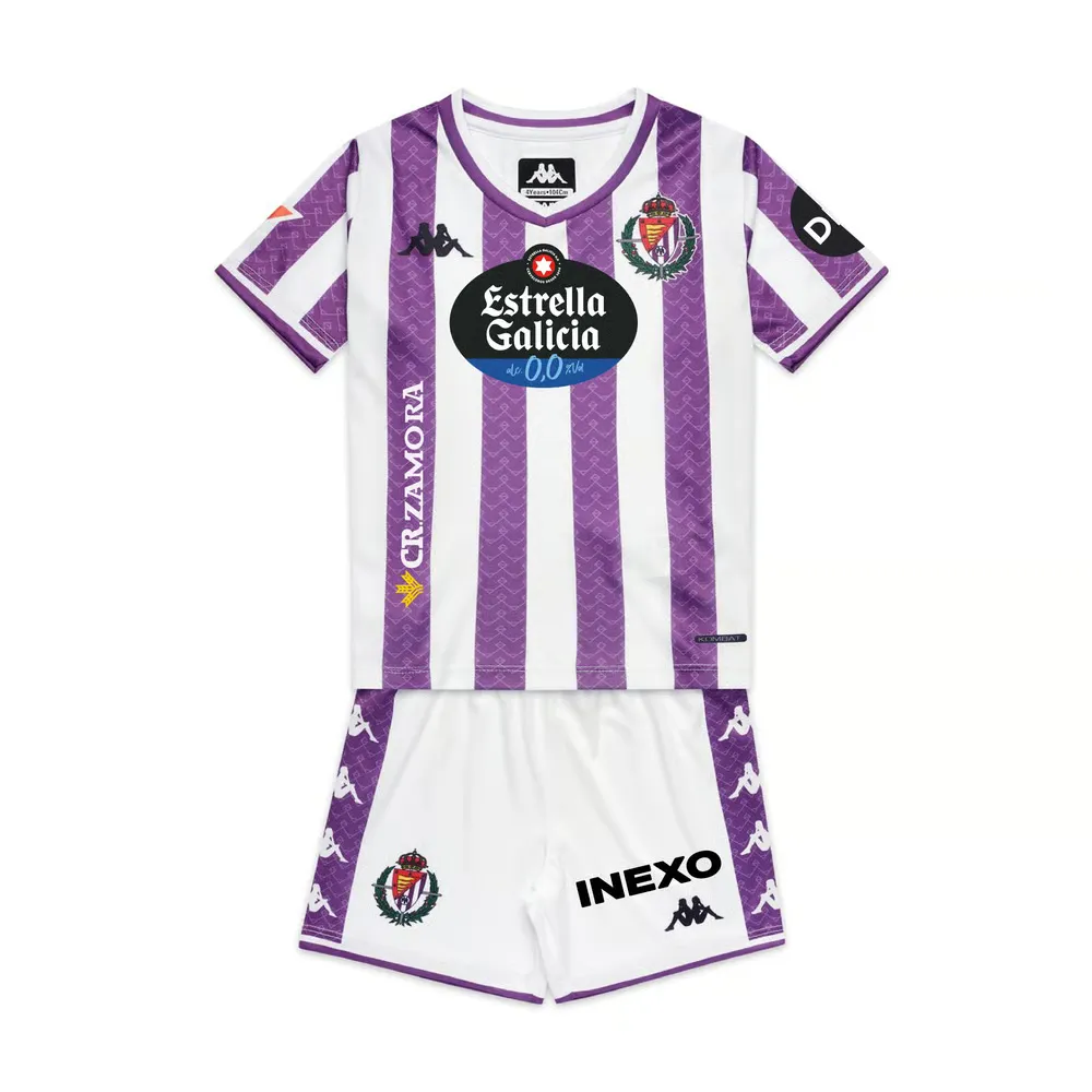 Maillot domicile Real Valladolid 2025/26 enfant (ensemble)