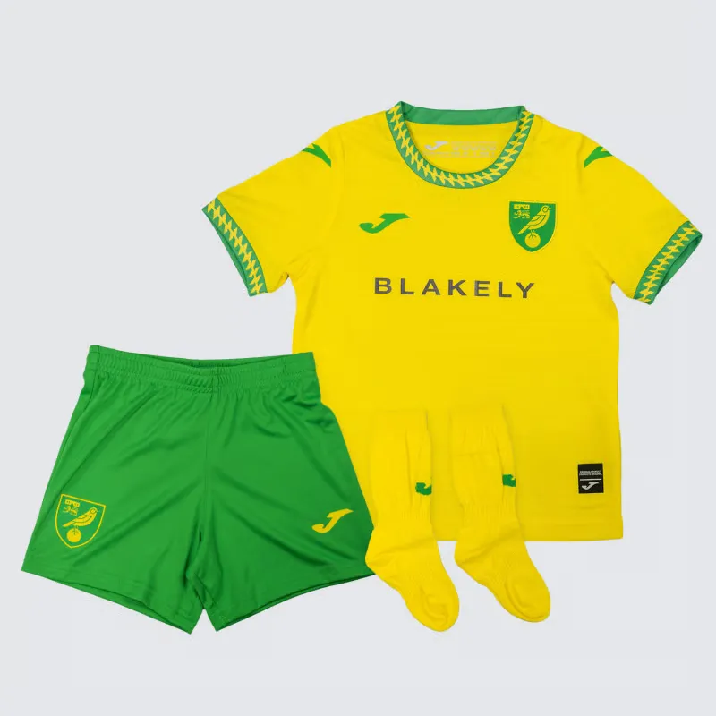 Kit Domicile Enfant Norwich City 2025/26
