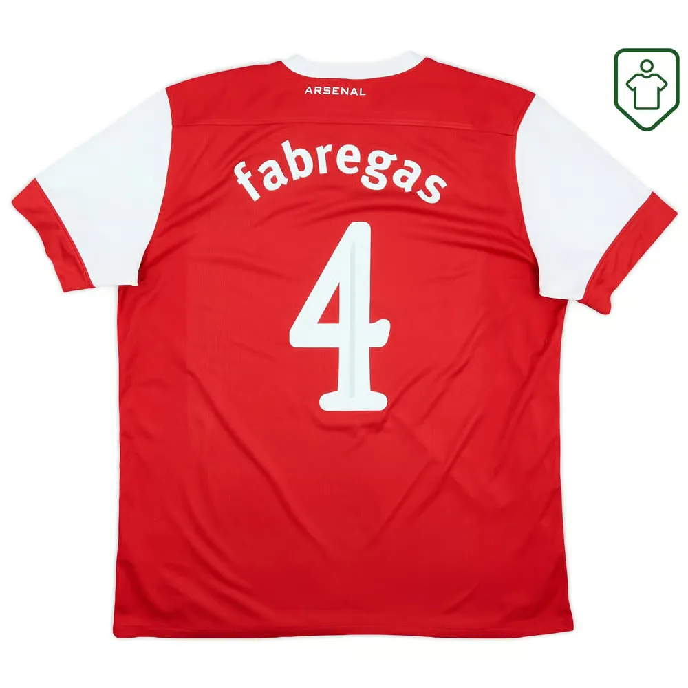 Maillot rétro domicile homme Arsenal 2010/11 Fabregas #4
